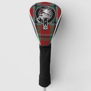 Clan Graham Crest & Red Tartan Golf Head Cover