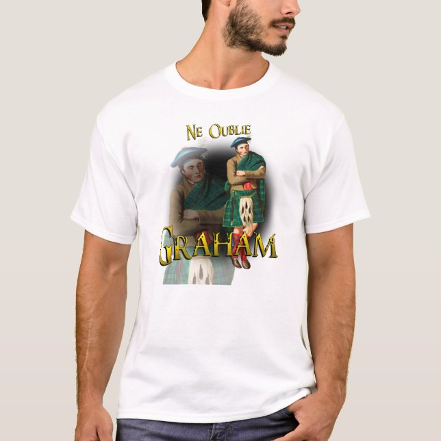 Clan Graham Ne Oublie Highland Games T-Shirt (Front)