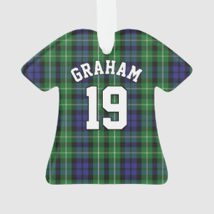 Clan Graham Tartan Christmas Jersey Ornament