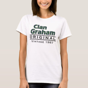 Clan Graham Vintage Customize Your Birthyear T-Shirt