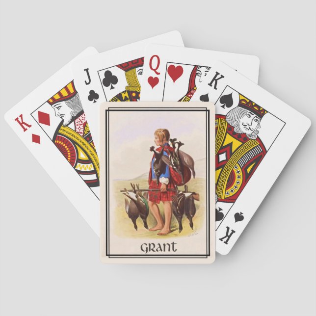 Clan Grant Classic Scotland Playing Cards (Back)