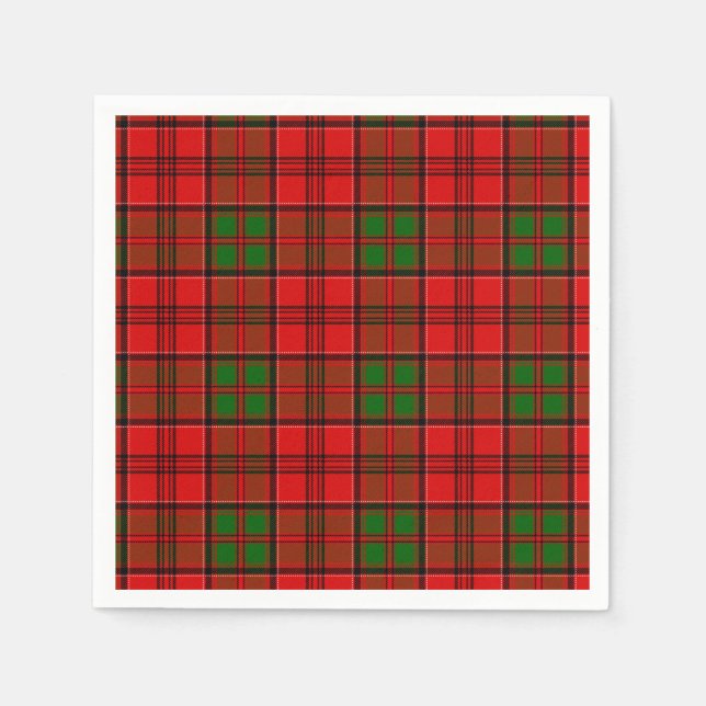Clan Grant Tartan Napkin (Front)