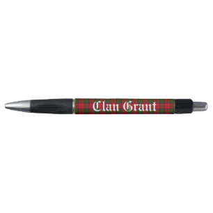 Clan Grant Tartan Plaid Pen