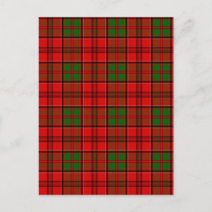 Clan Grant Tartan Postcard
