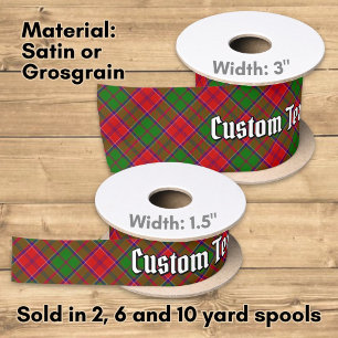 Clan Grant Tartan Satin Ribbon