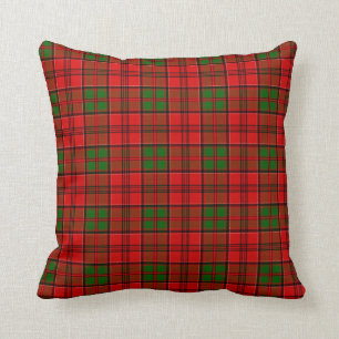 Clan Grant Tartan Throw Pillow
