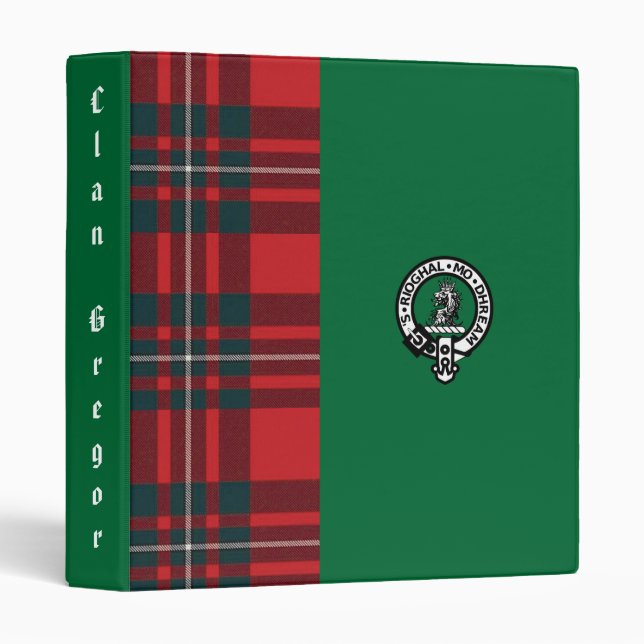 Clan Gregor Binder (Front/Spine)