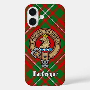Clan Gregor Crest sur Tartan coque iphone