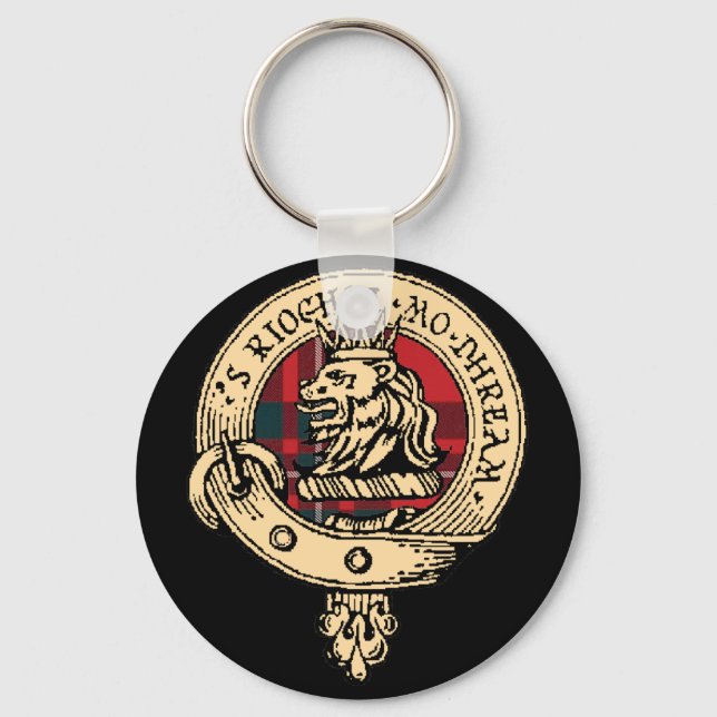 Clan Gregor Key Chain Black (Customize size/shape) (Front)