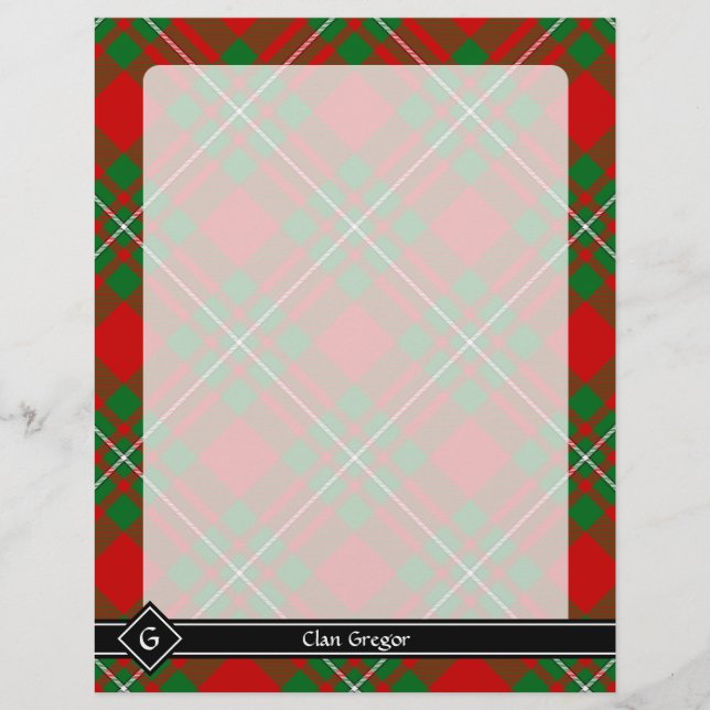 Clan Gregor Tartan Flyer (Front)