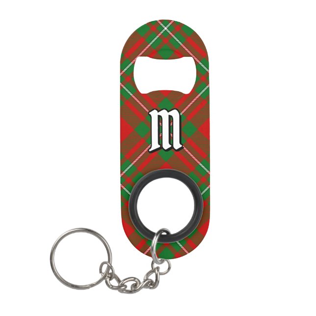 Clan Gregor Tartan Keychain Bottle Opener (Front)