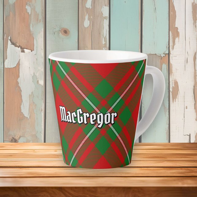 Clan Gregor Tartan Latte Mug (Creator Uploaded)