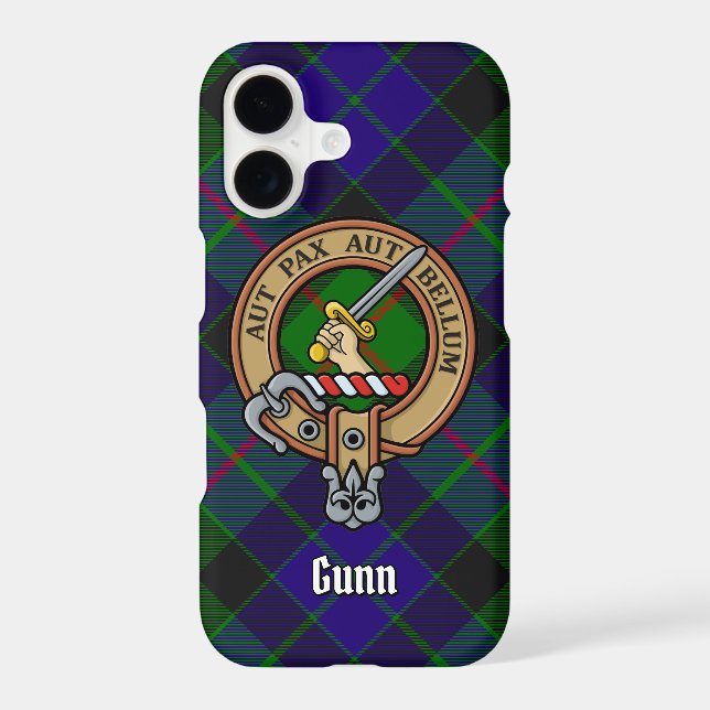 Clan Gunn Crest Coque-Mate coque iphone (Verso)