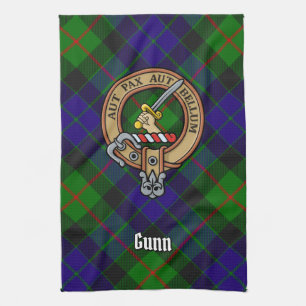 Clan Gunn Crest Kitchen Towel