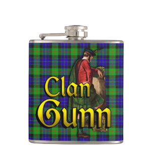 Clan Gunn Old Scotland Hip Flask