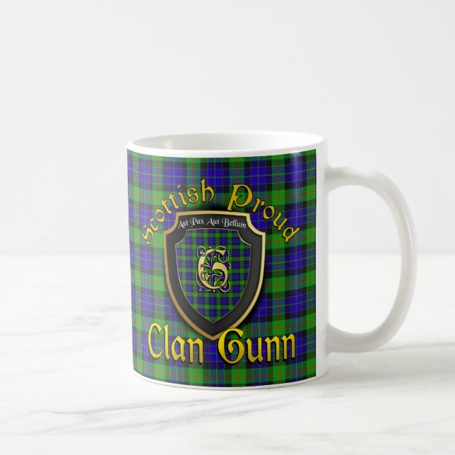 Clan Gunn Scottish Fier Cups Mugs (Droite)