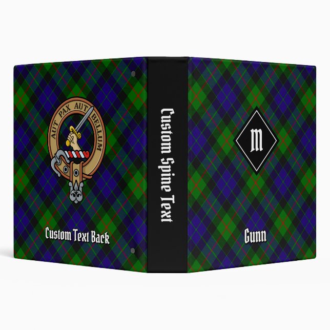 Clan Gunn Tartan 3 Classeur (Arrière-plan)