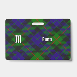Clan Gunn Tartan Badge