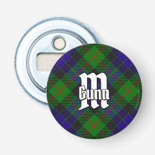 Clan Gunn Tartan Bottle Opener