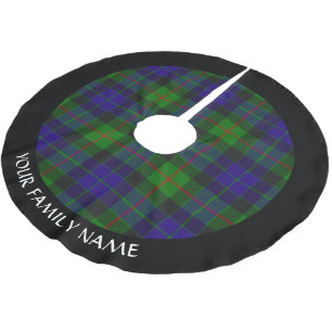 Clan Gunn Tartan Brushed Polyester Tree Skirt