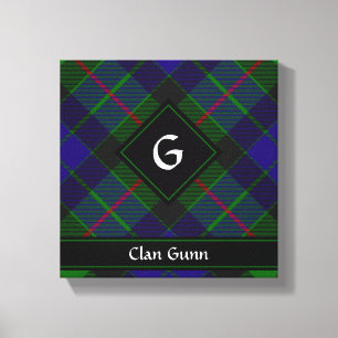 Clan Gunn Tartan Canvas Print