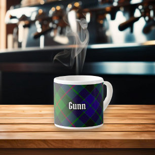 Clan Gunn Tartan Espresso Cup