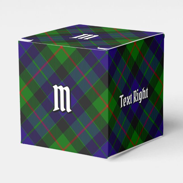 Clan Gunn Tartan Favour Box (Front Side)