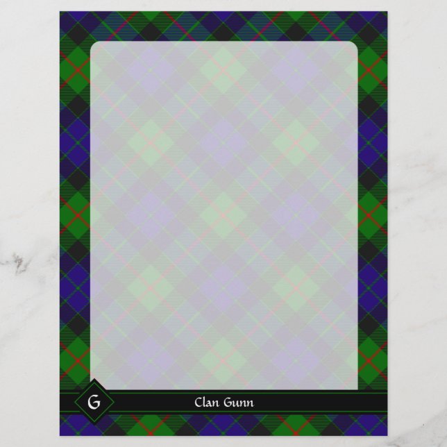 Clan Gunn Tartan Flyer (Front)