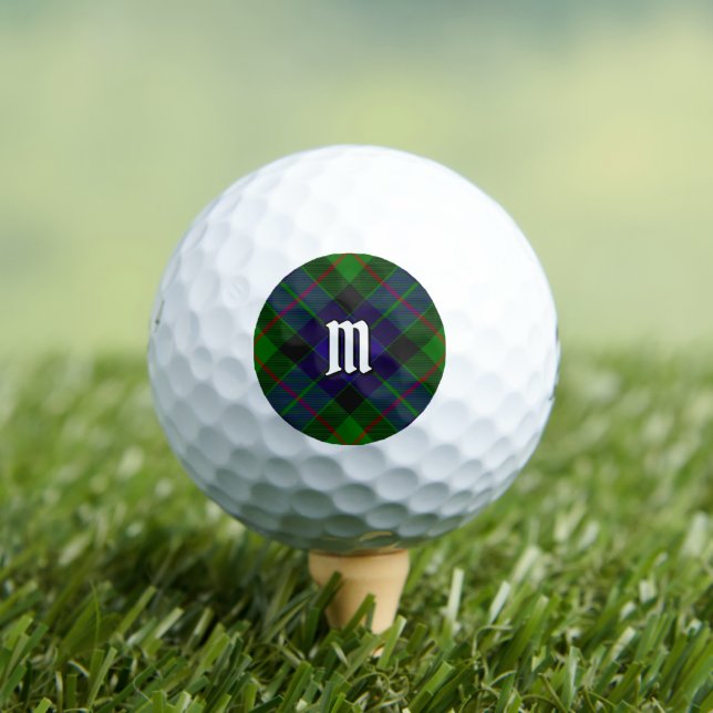 Clan Gunn Tartan Golf Balls (Insitu Tee)