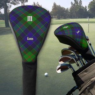 Clan Gunn Tartan Golf Head Cover