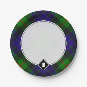 Clan Gunn Tartan Paper Plates