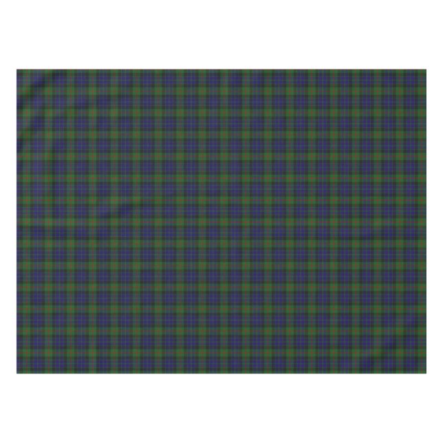 Clan Gunn Tartan Plaid Table Cloth (Front (Horizontal))
