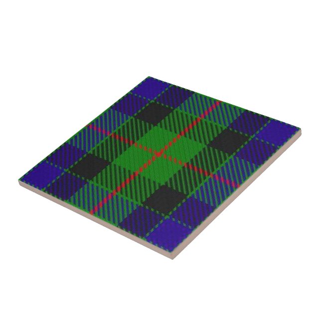 Clan Gunn Tartan  Tile (Side)