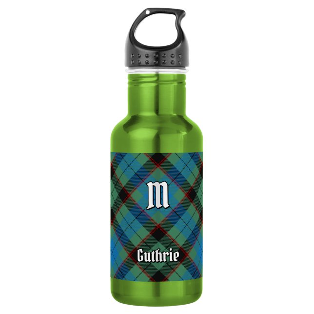 Clan Guthrie Tartan 532 Ml Water Bottle (Front)