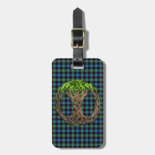 Clan Guthrie Tartan And Celtic Tree Of Life Luggage Tag