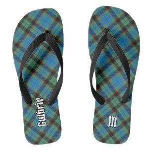 Clan Guthrie Tartan Flip Flops