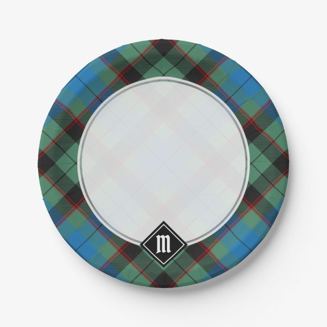 Clan Guthrie Tartan Paper Plate (Front)