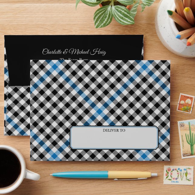 Clan Haig Check Tartan Envelope (Desk)
