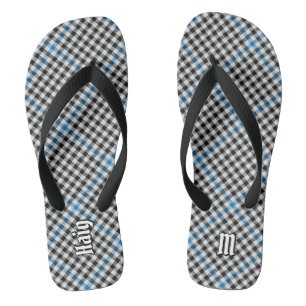 Clan Haig Check Tartan Flip Flops