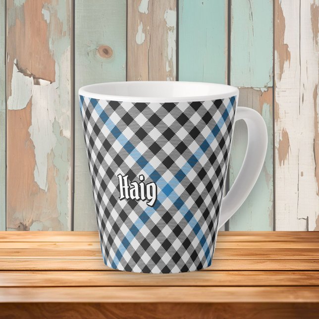 Clan Haig Check Tartan Latte Mug (Creator Uploaded)