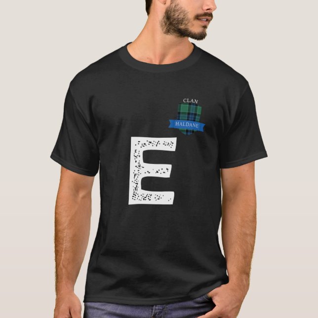 Clan Haldane E Family Matching T-Shirt (Front)