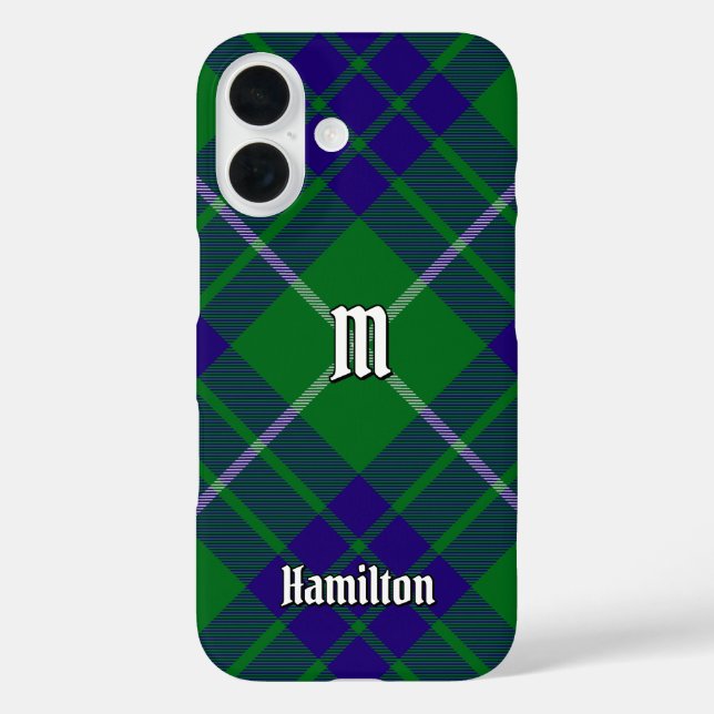 Clan Hamilton Chasse Tartan Coque-Mate coque iphon (Verso)
