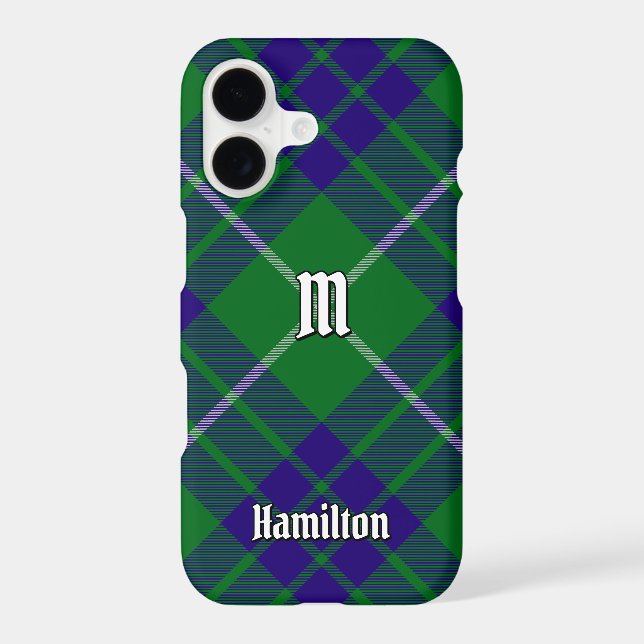 Clan Hamilton Chasse Tartan Coque-Mate coque iphon (Verso)