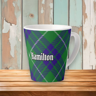 Clan Hamilton Chasse Tartan Latte Mug