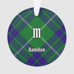 Clan Hamilton Chasse Tartan Ornament
