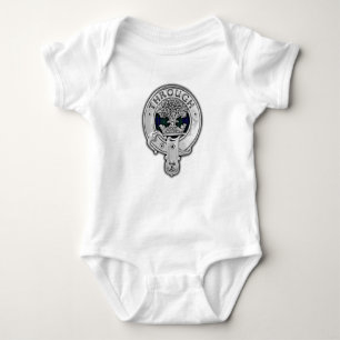 Clan Hamilton Crest & Hunting Tartan Baby Bodysuit