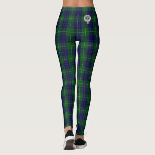 Clan Hamilton Crest & Hunting Tartan Leggings