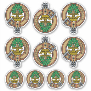 Clan Hamilton Crest Sticker Set