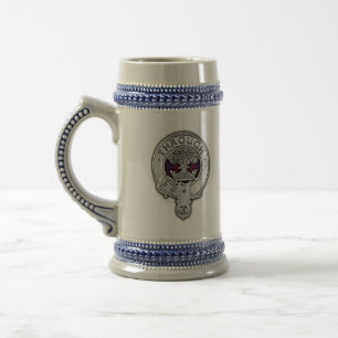 Clan Hamilton Crest & Tartan Beer Stein