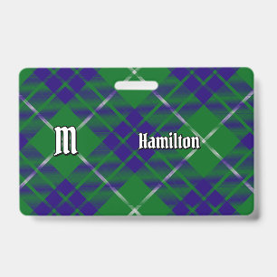 Clan Hamilton Hunting Tartan Badge